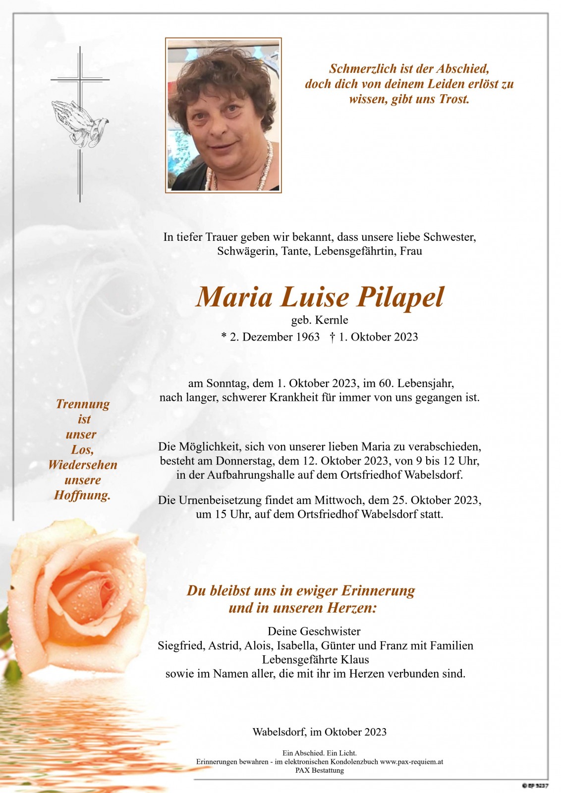 Parte Maria Luise Pilapel