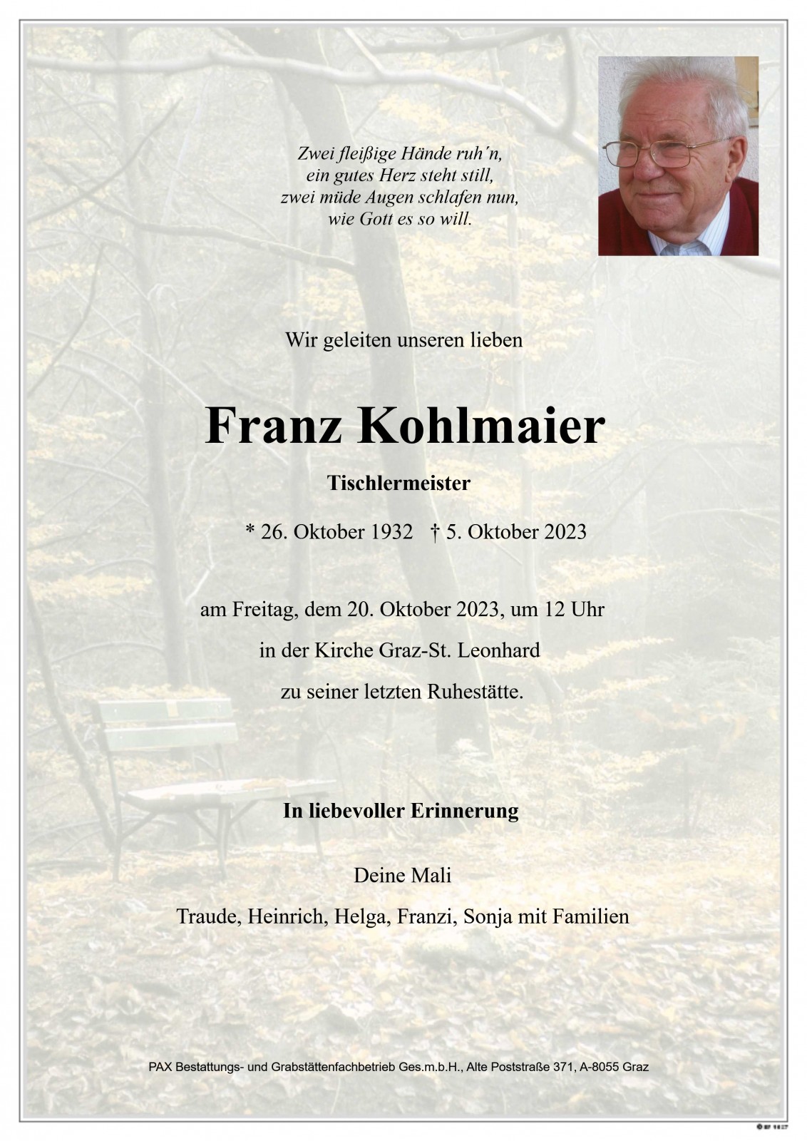 Parte Franz Kohlmaier