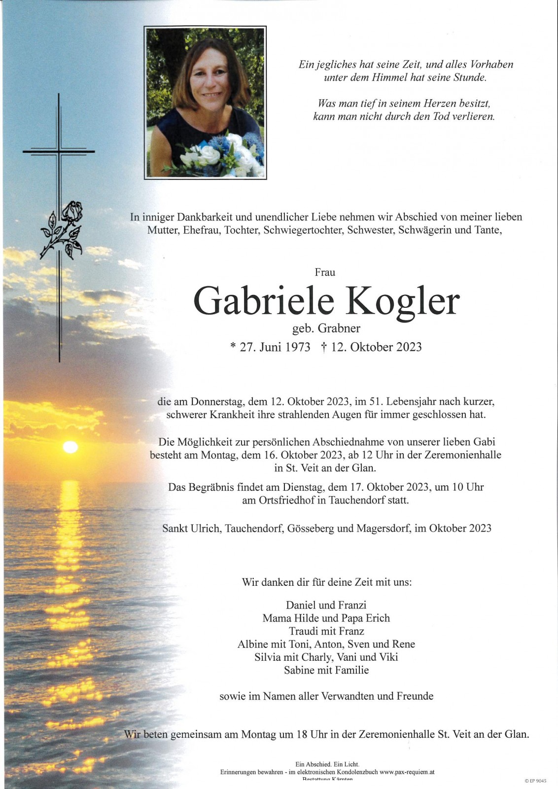 Parte Gabriele Kogler, geb. Grabner