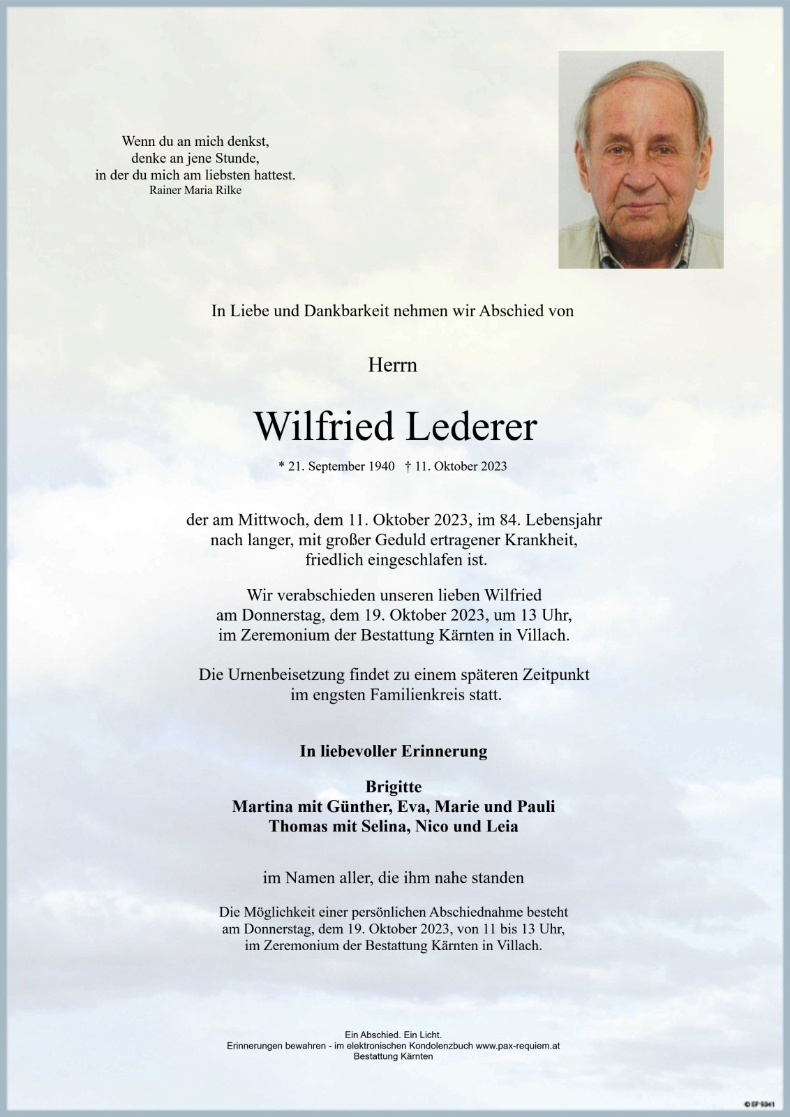 Parte Wilfried Lederer