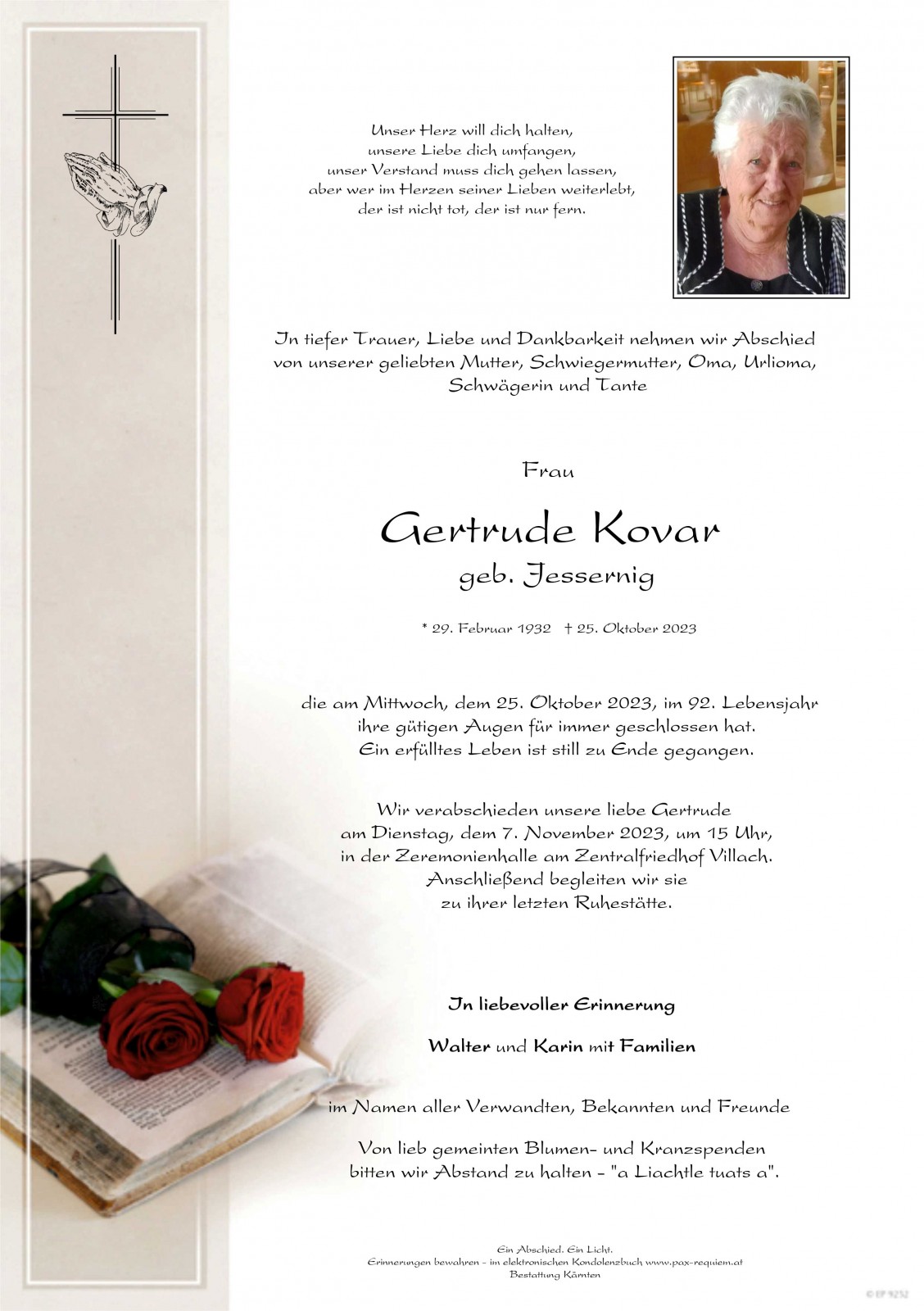 Parte Gertrude Kovar