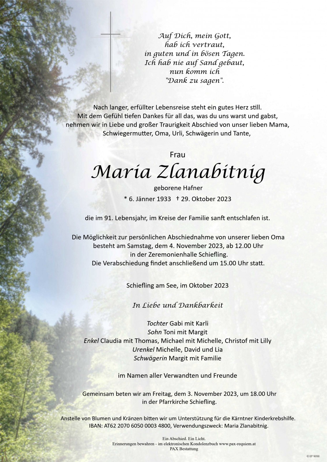 Parte Maria Zlanabitnig