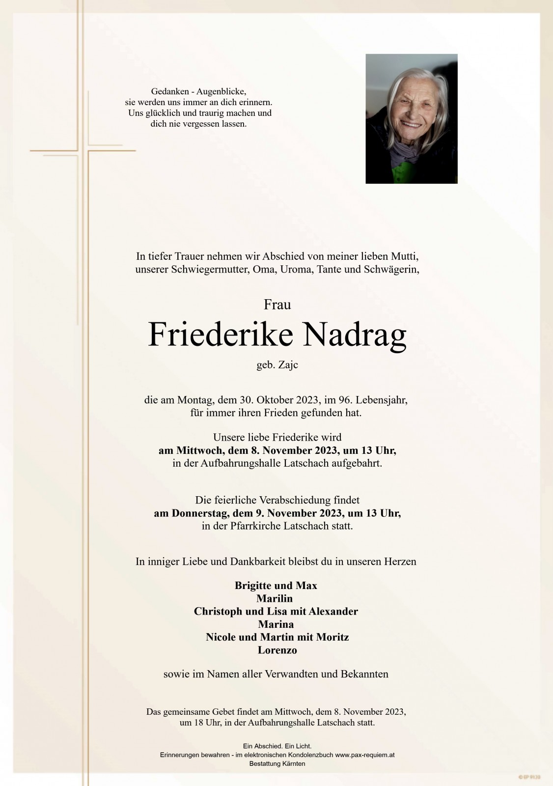 Parte Friederike Nadrag