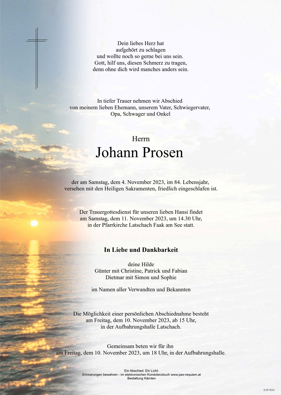 Parte Johann Prosen