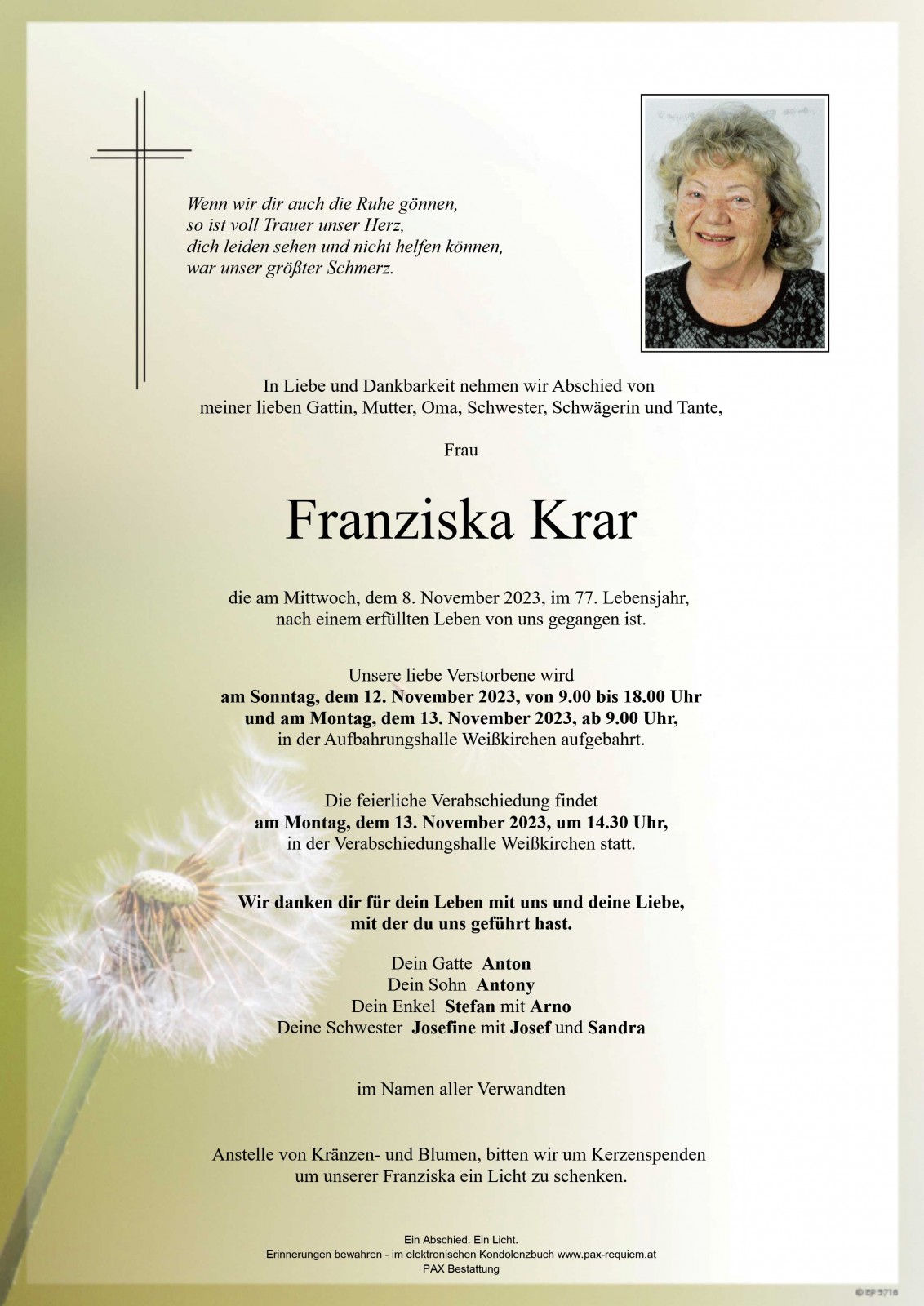 Parte Franziska Krar