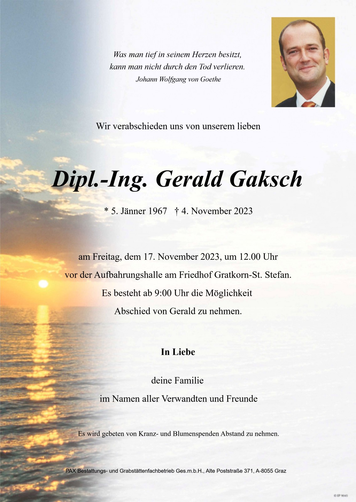 Parte Dipl.-Ing. Gerald Gaksch