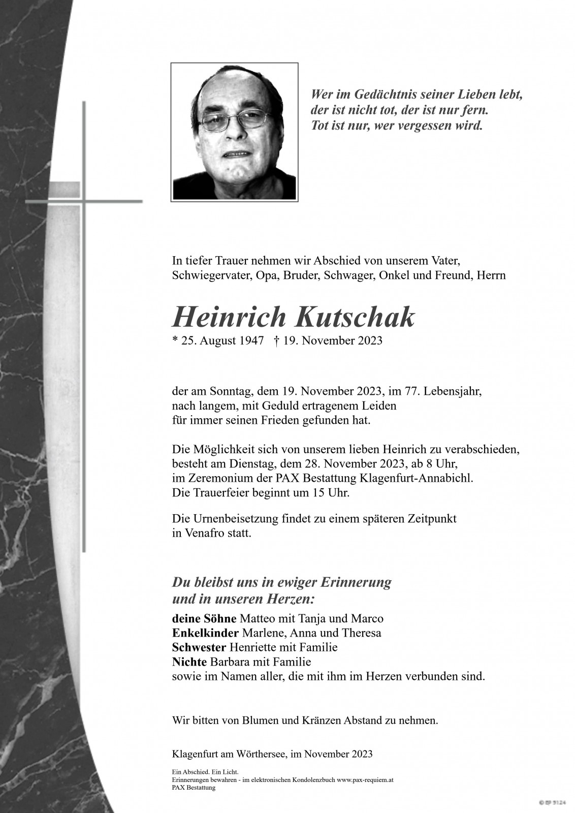 Parte Heinrich Kutschak