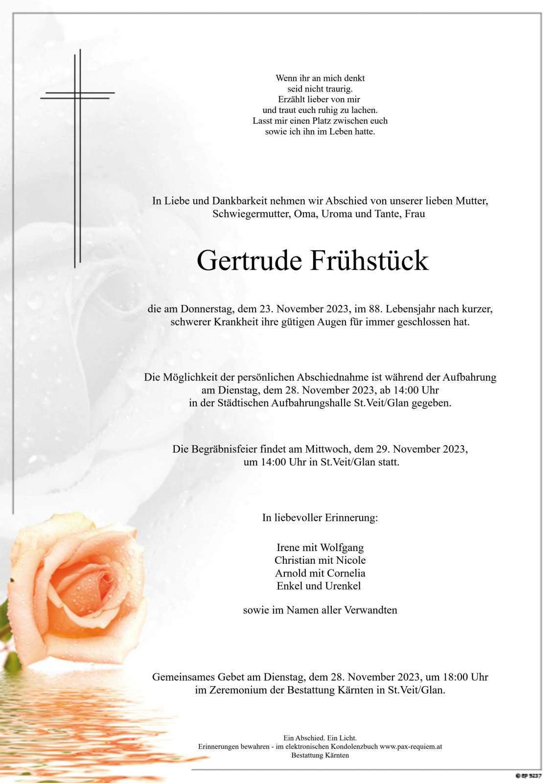 Parte Gertrude Frühstück