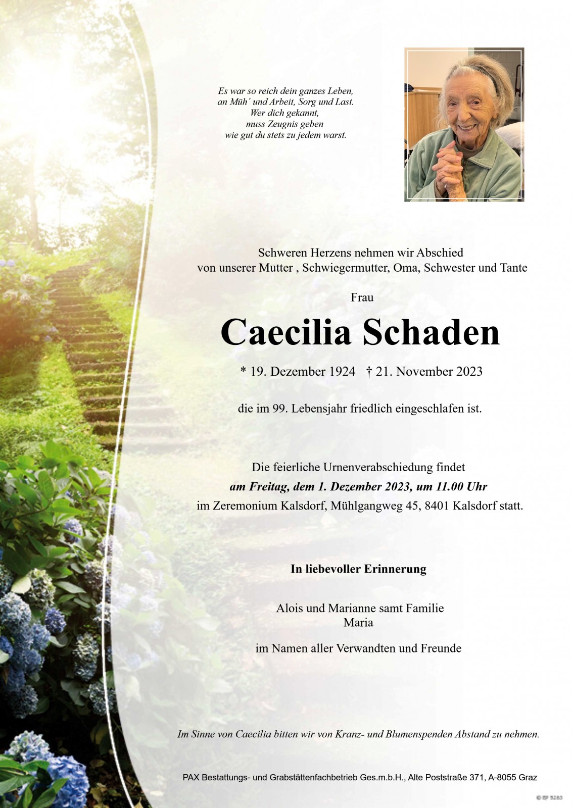 Parte Caecilia Schaden