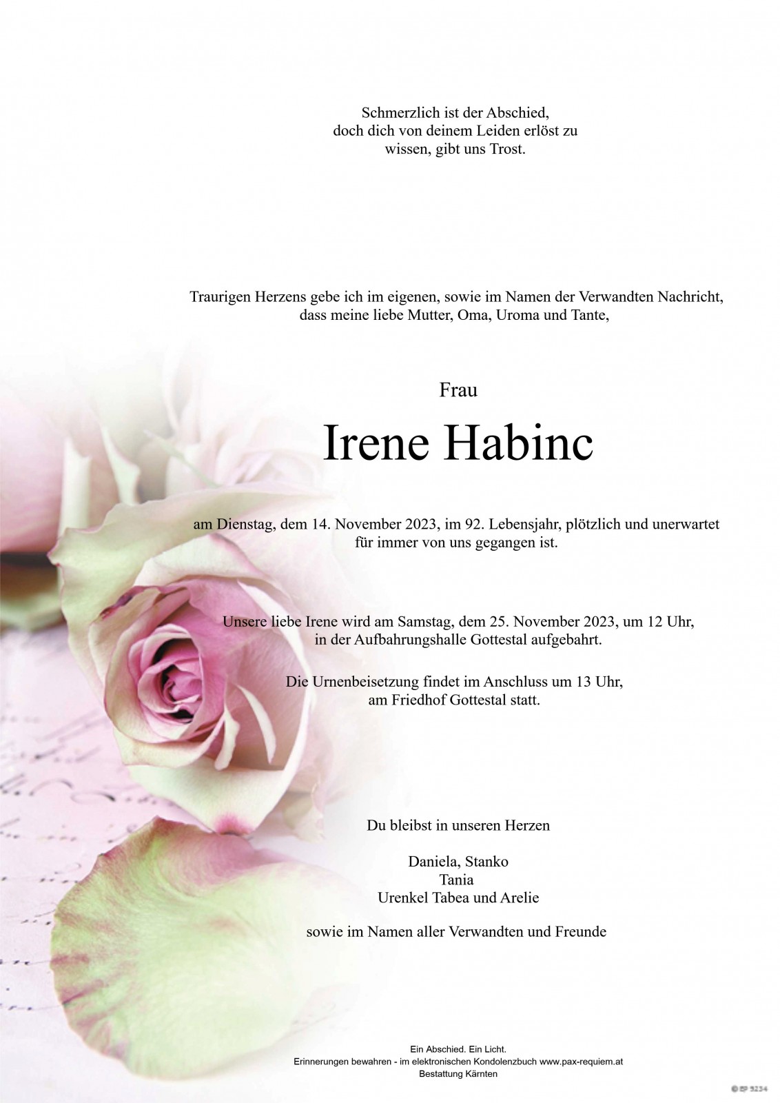 Parte Irene Habinc