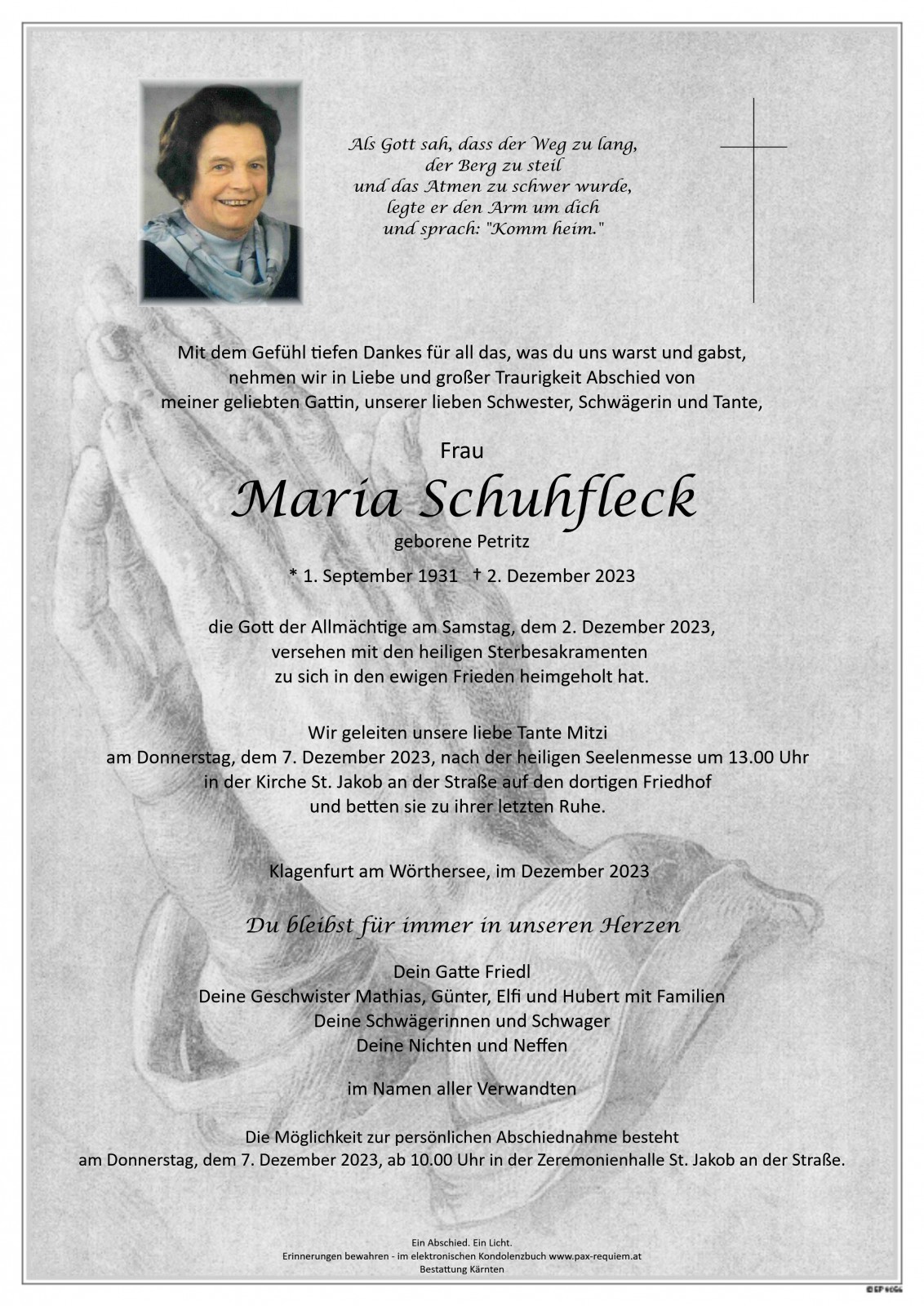 Parte Maria Schuhfleck