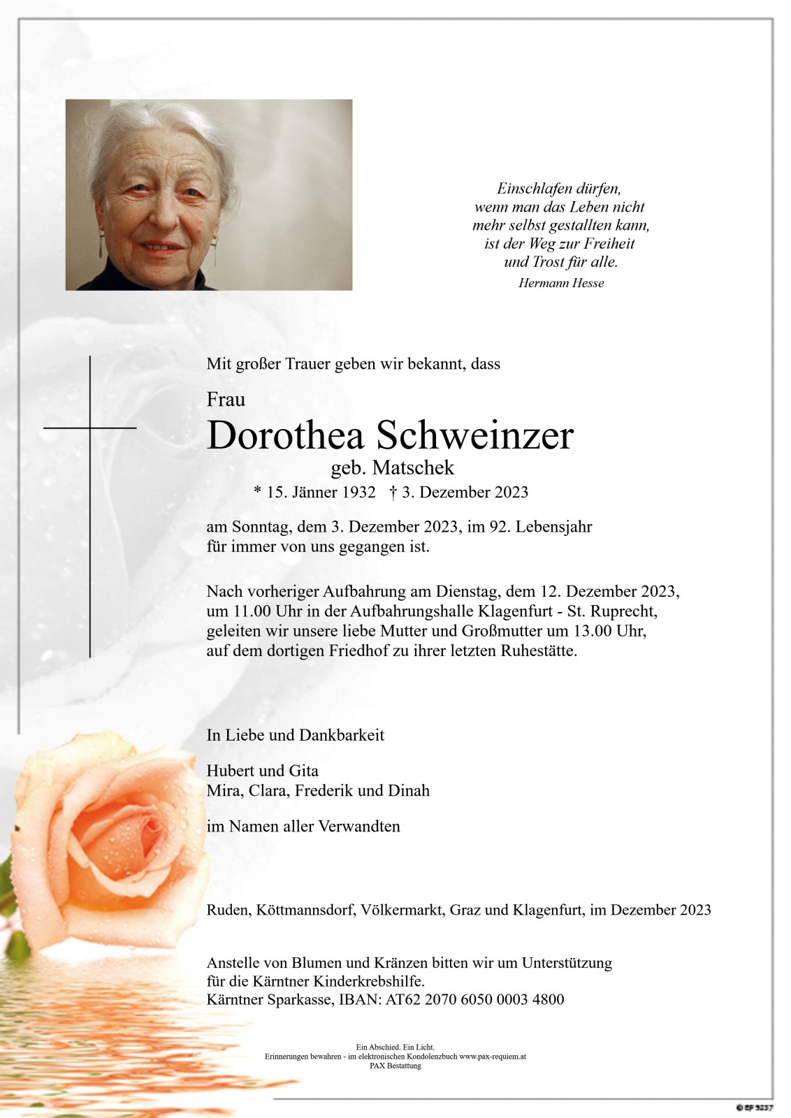 Parte Dorothea Schweinzer