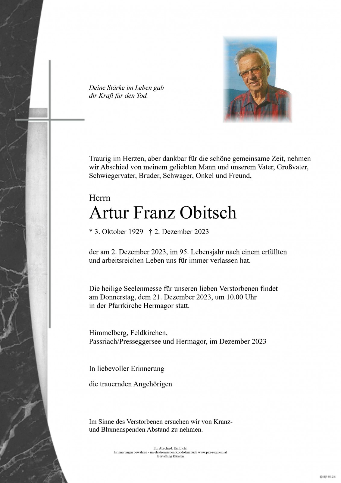 Parte Artur Franz Obitsch