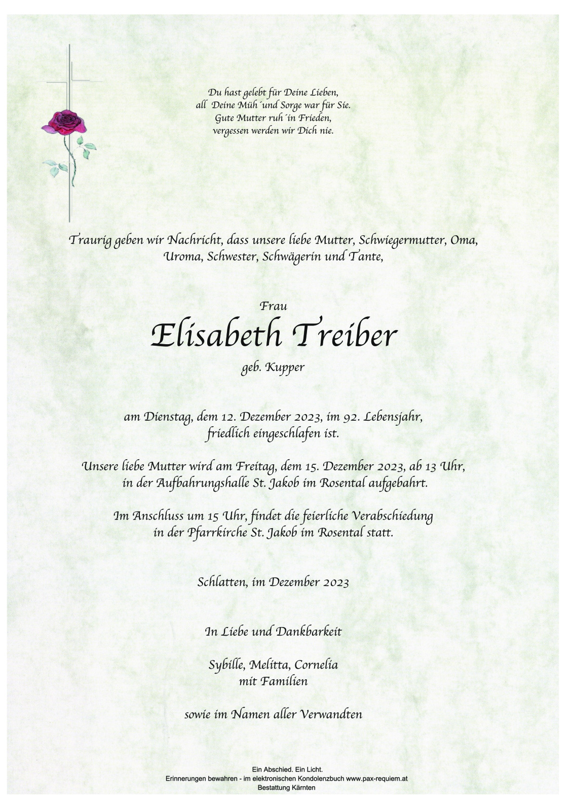 Parte Elisabeth Treiber