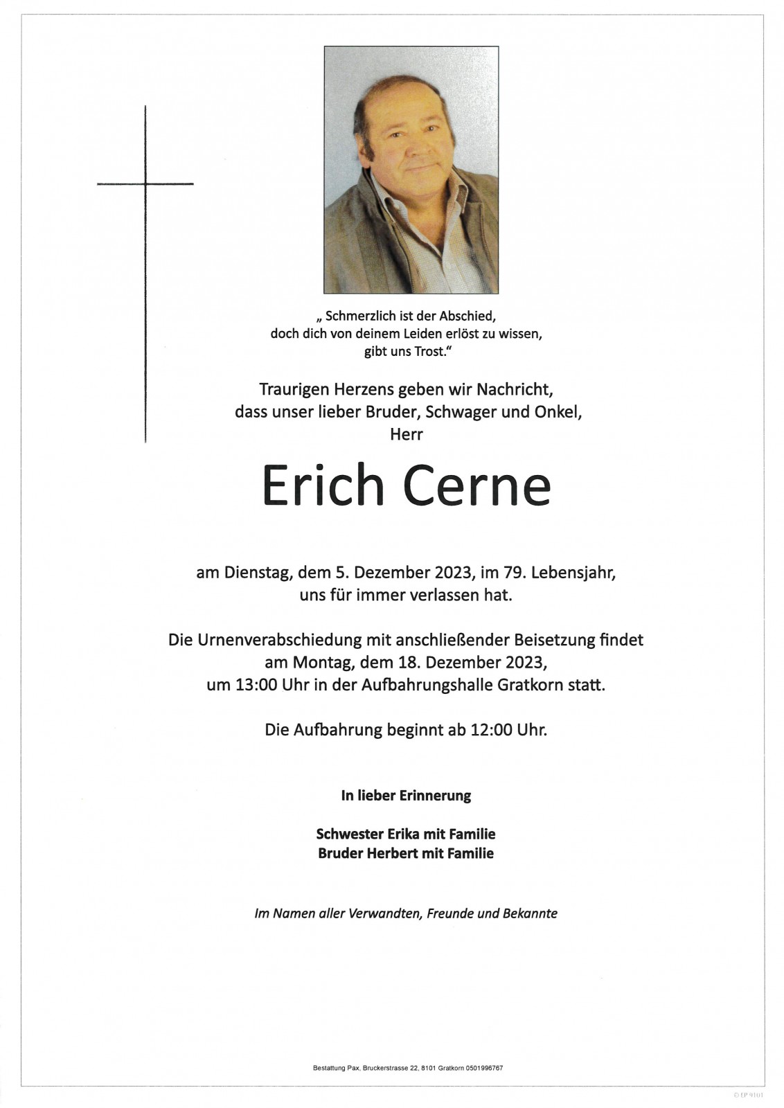 Parte Erich Cerne