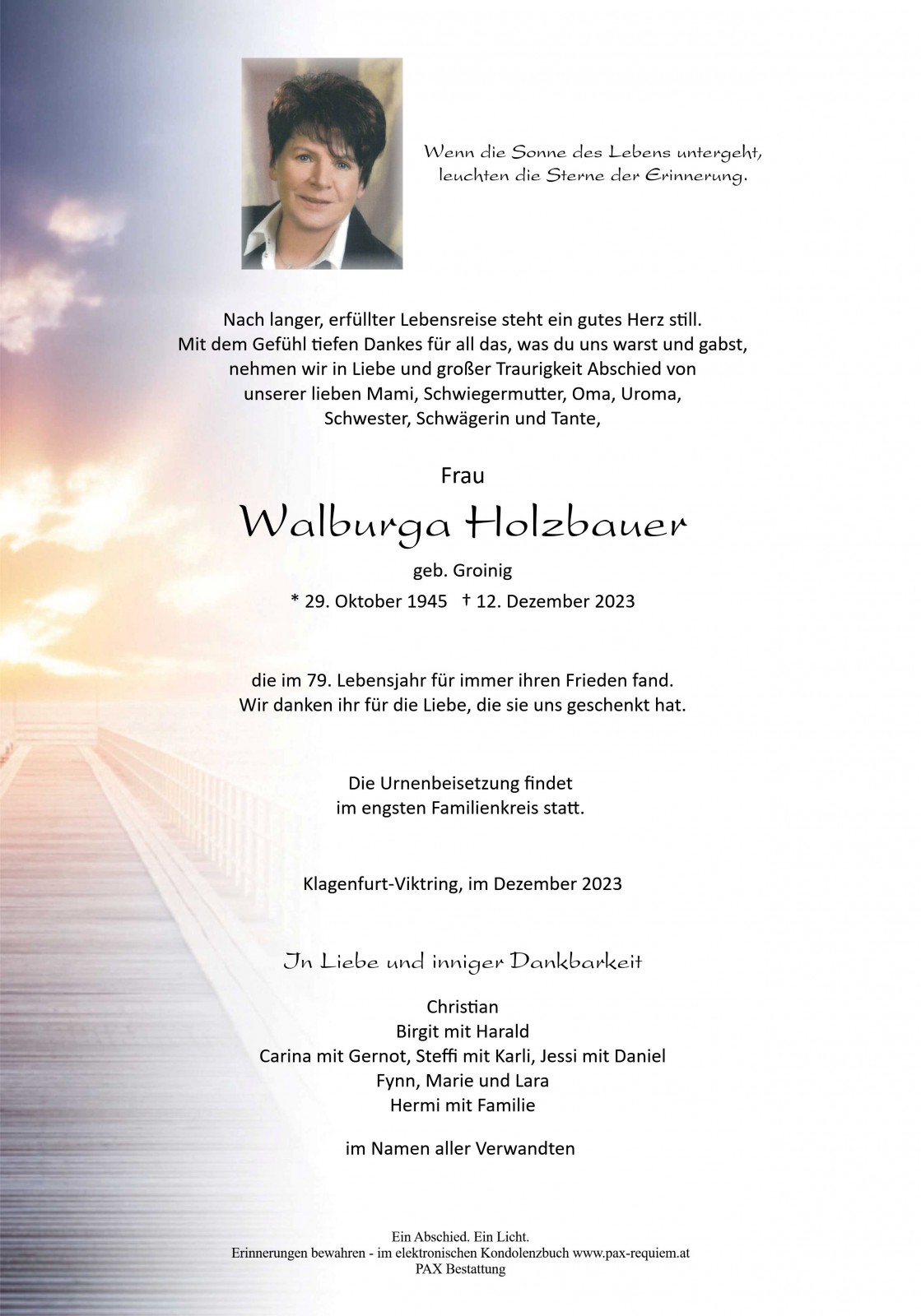 Parte Walburga Holzbauer