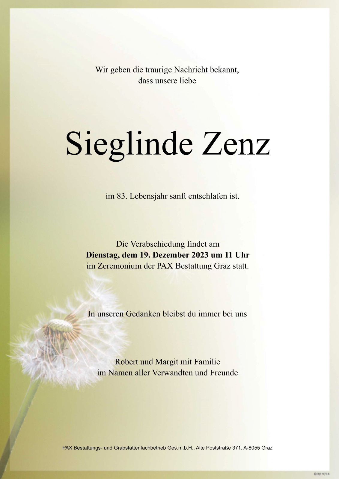 Parte Sieglinde Zenz