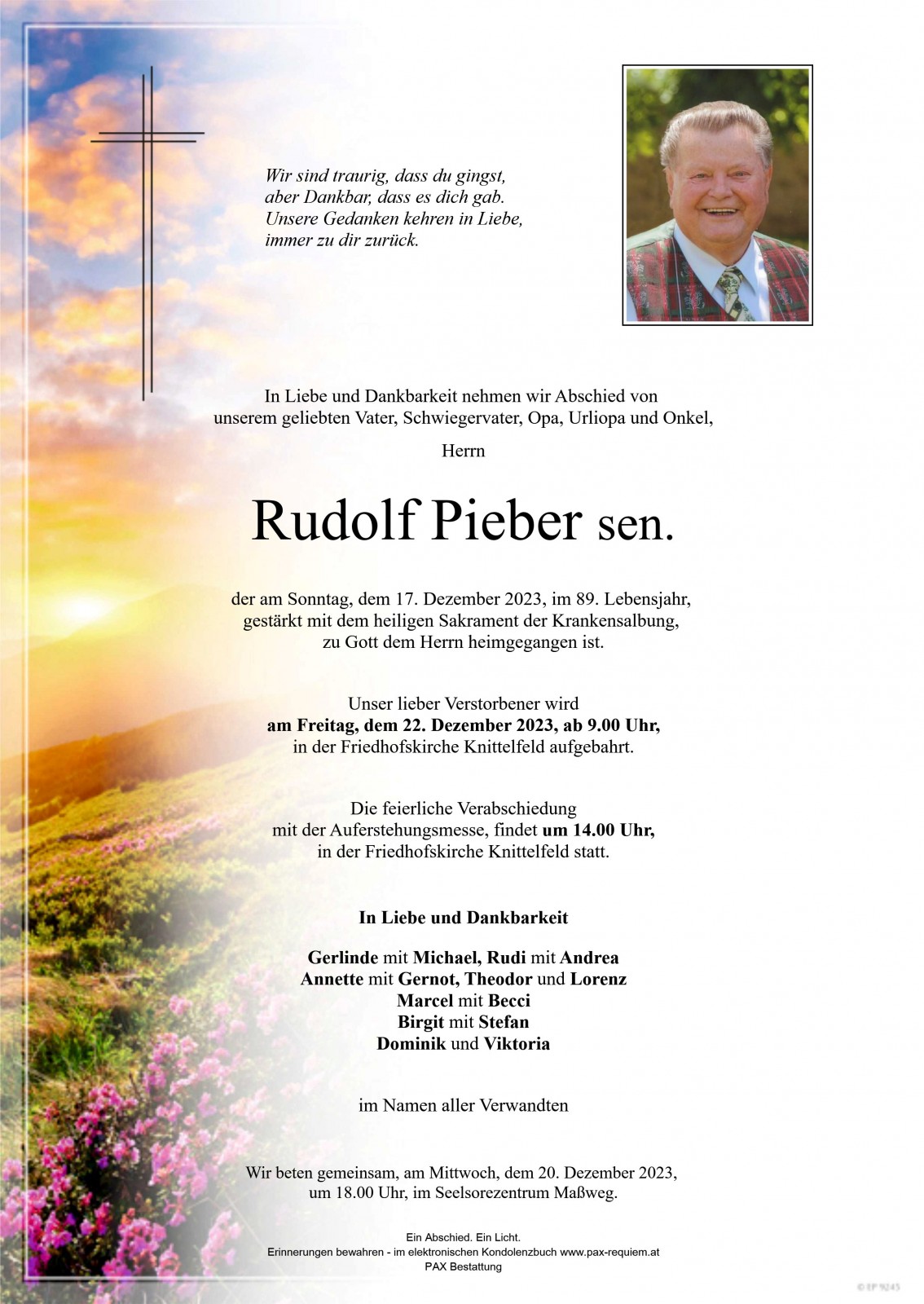 Parte Rudolf Pieber sen.