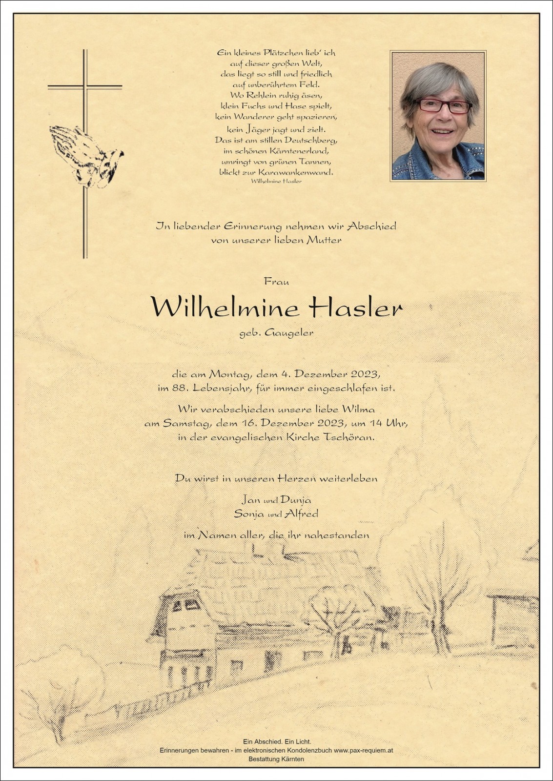 Parte Wilhelmine Hasler