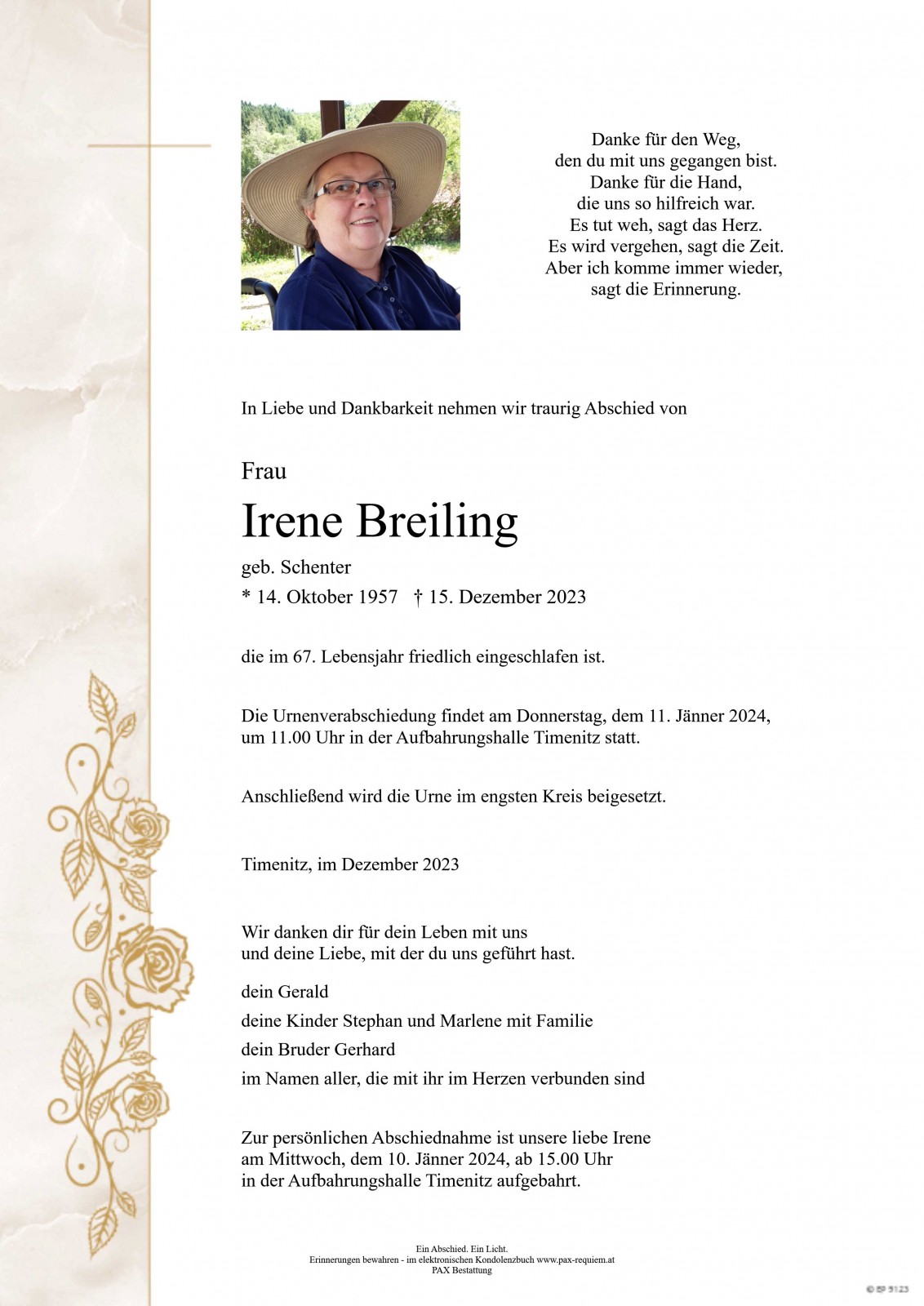 Parte Irene Breiling