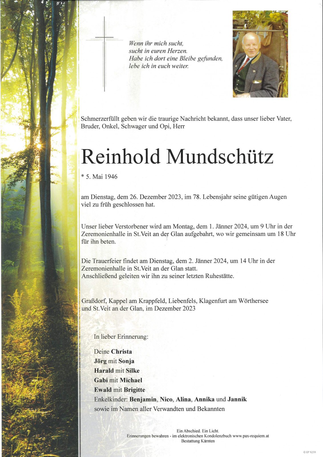 Parte Reinhold Mundschütz