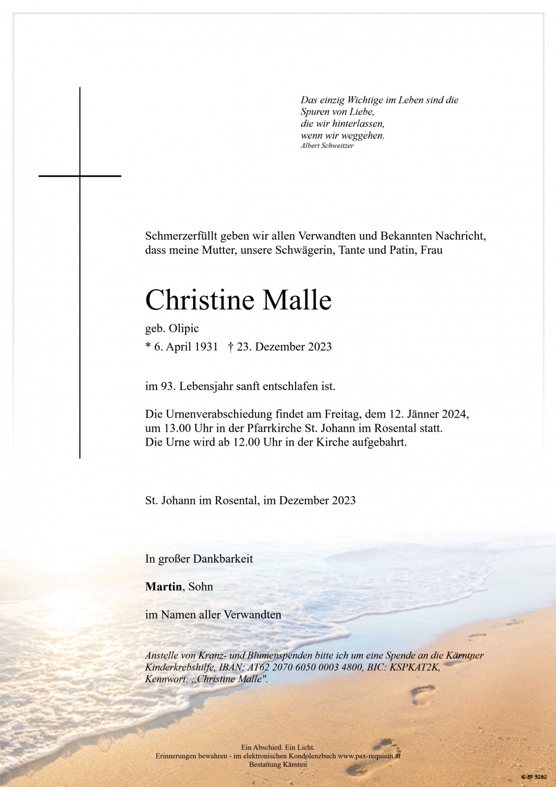 Parte Christine Malle