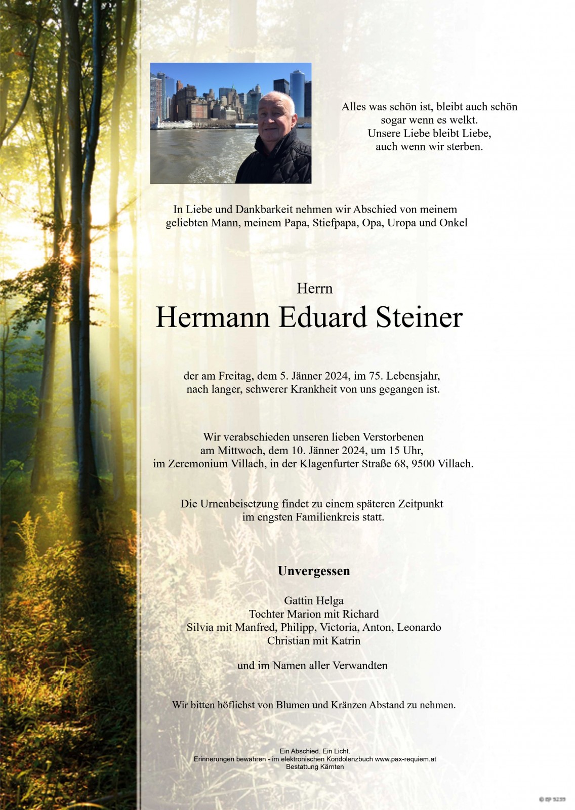 Parte Hermann Eduard Steiner