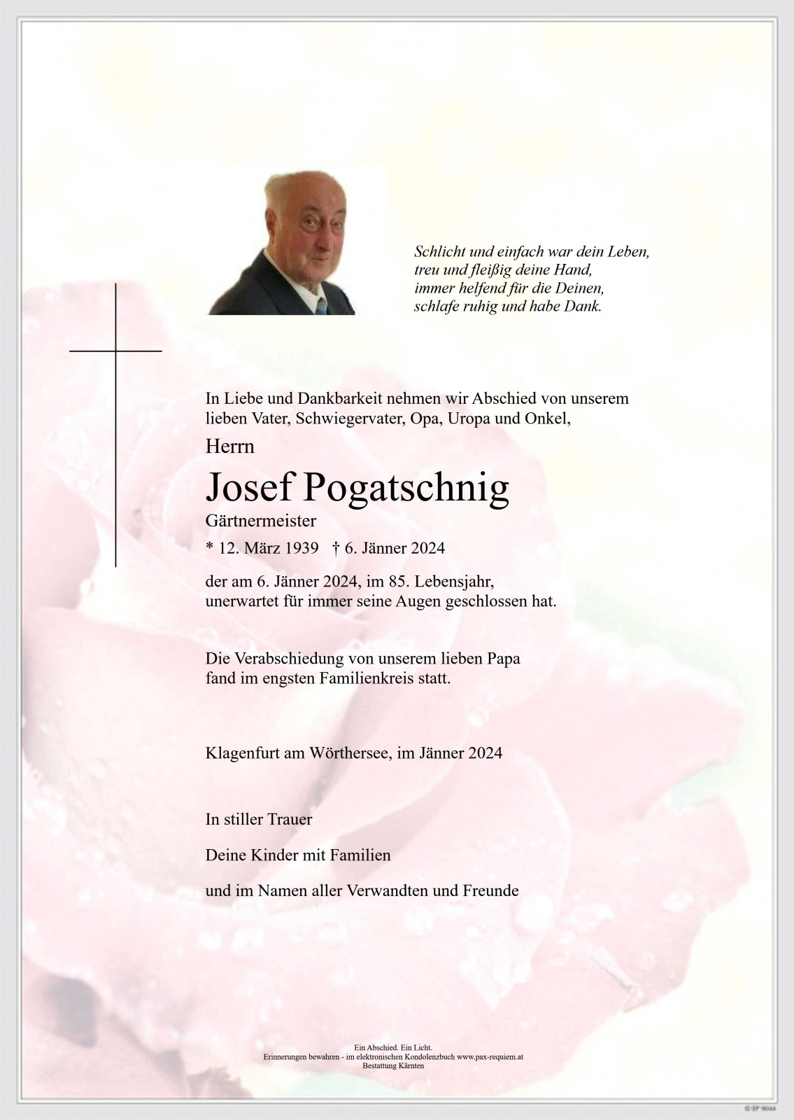 Parte Josef Pogatschnig