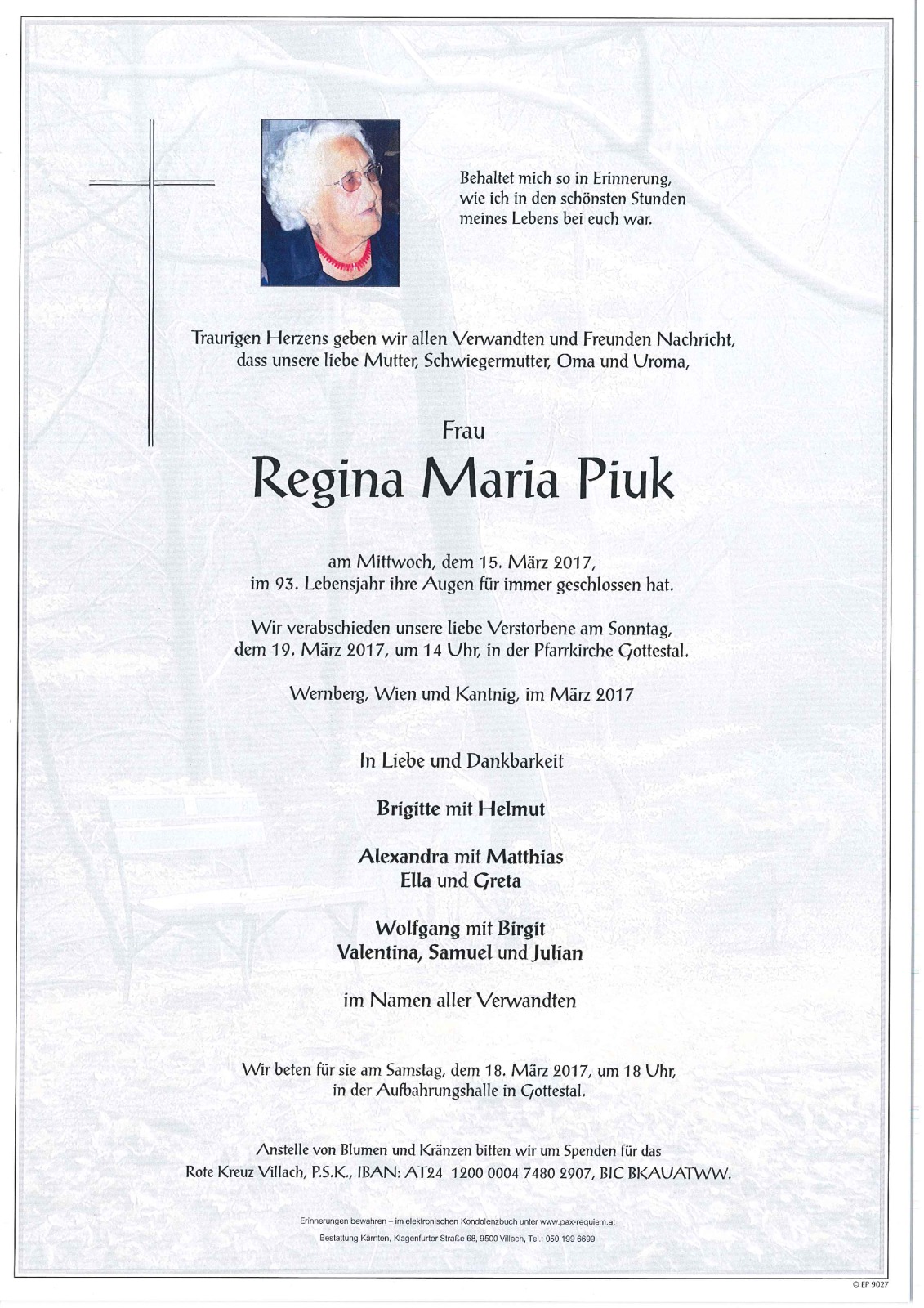 Parte Regina Maria Piuk