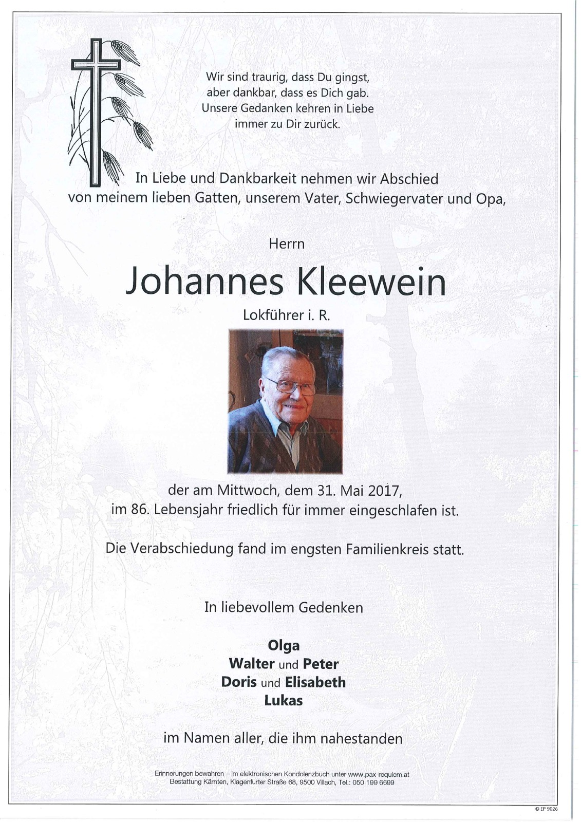 Parte Johannes Kleewein