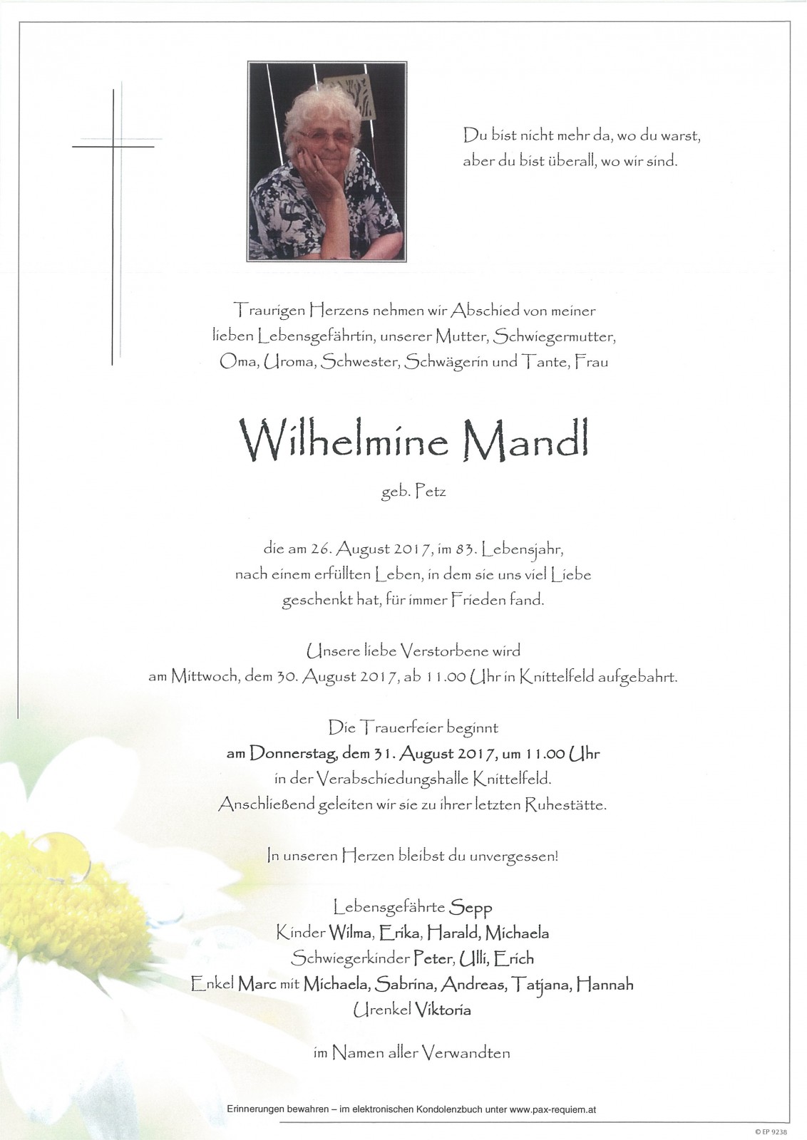 Parte Wilhelmine Mandl