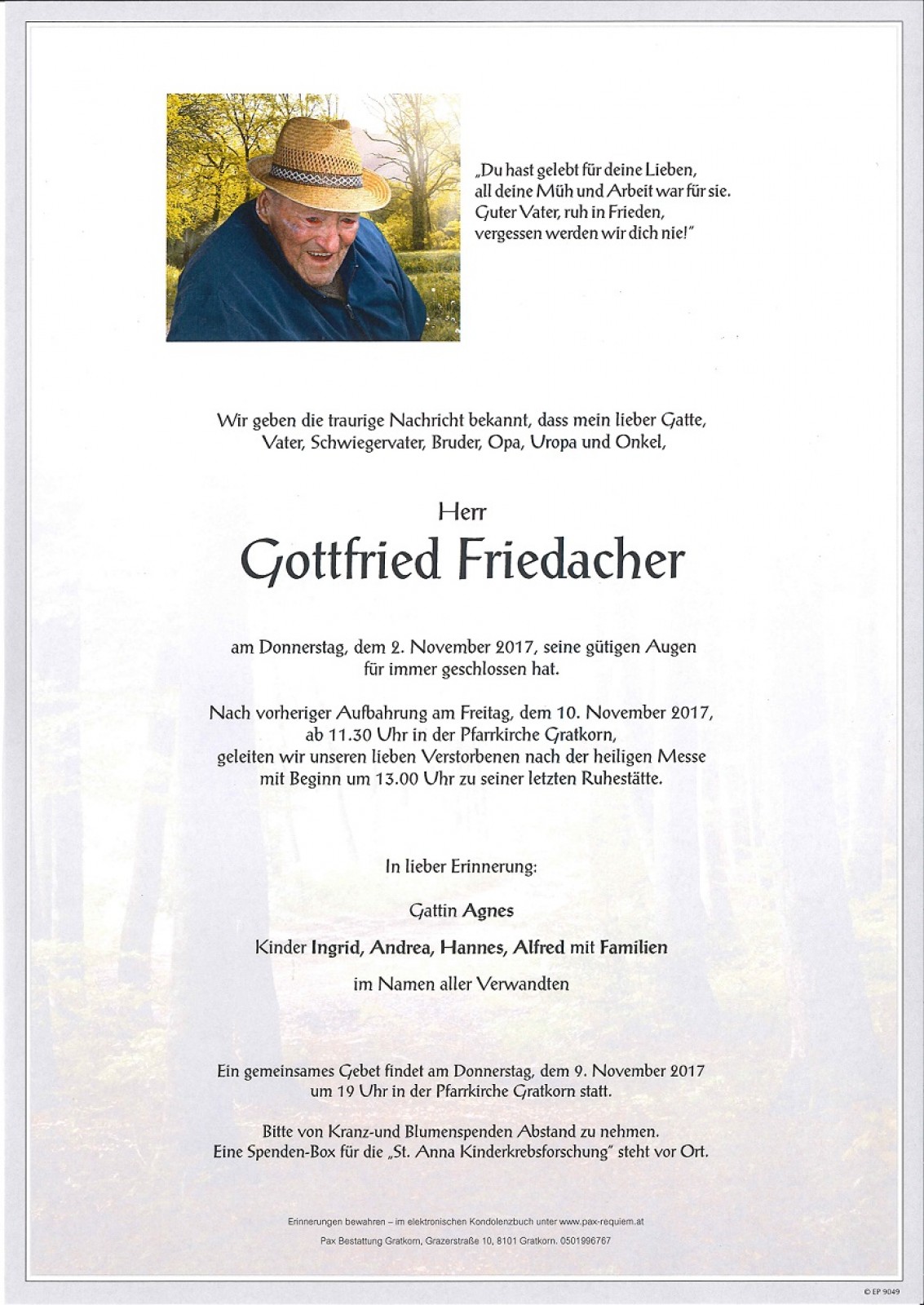 Parte Gottfried Friedacher