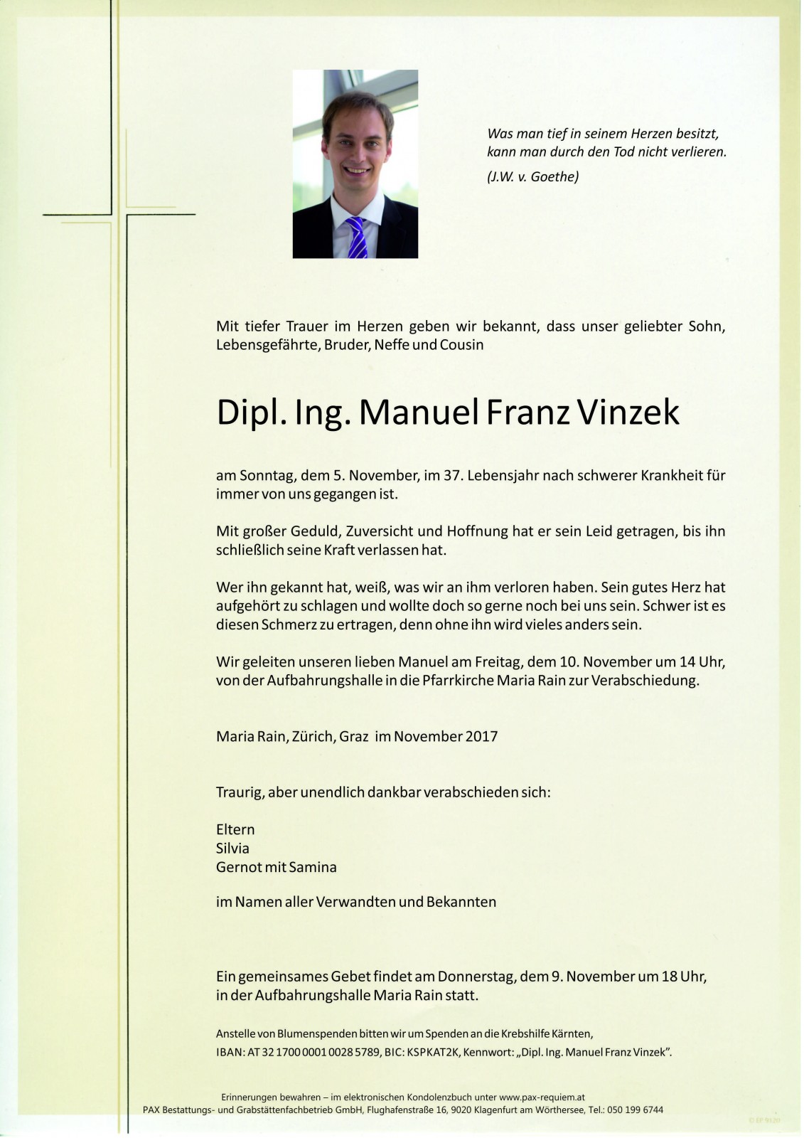 Parte Dipl. Ing. Manuel Vinzek